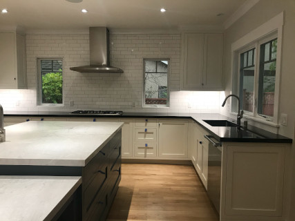 kitchen remodel custom built-in cabinetry